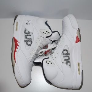 Jordan 5 Retro Supreme White “SUP”